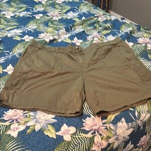 Olive Green Women's Shorts